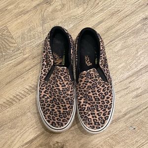 Custom women’s leopard vans